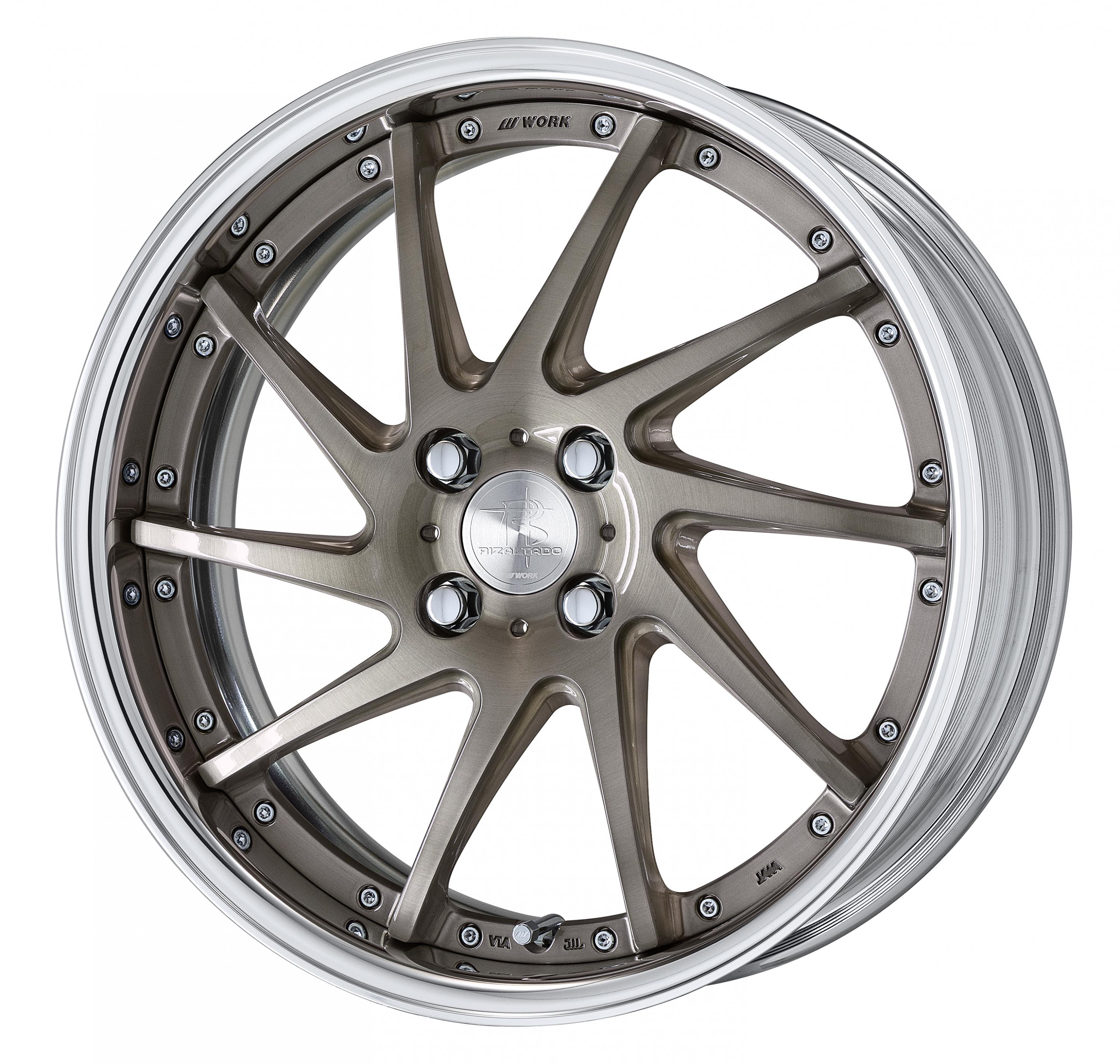 ■Size: 17inch<br />
■disk: Trans gray brushed (custom)<br />
■rim: FULL REVERSE (shape) / buff alumite (standard)<br />
■ Center cap: standard