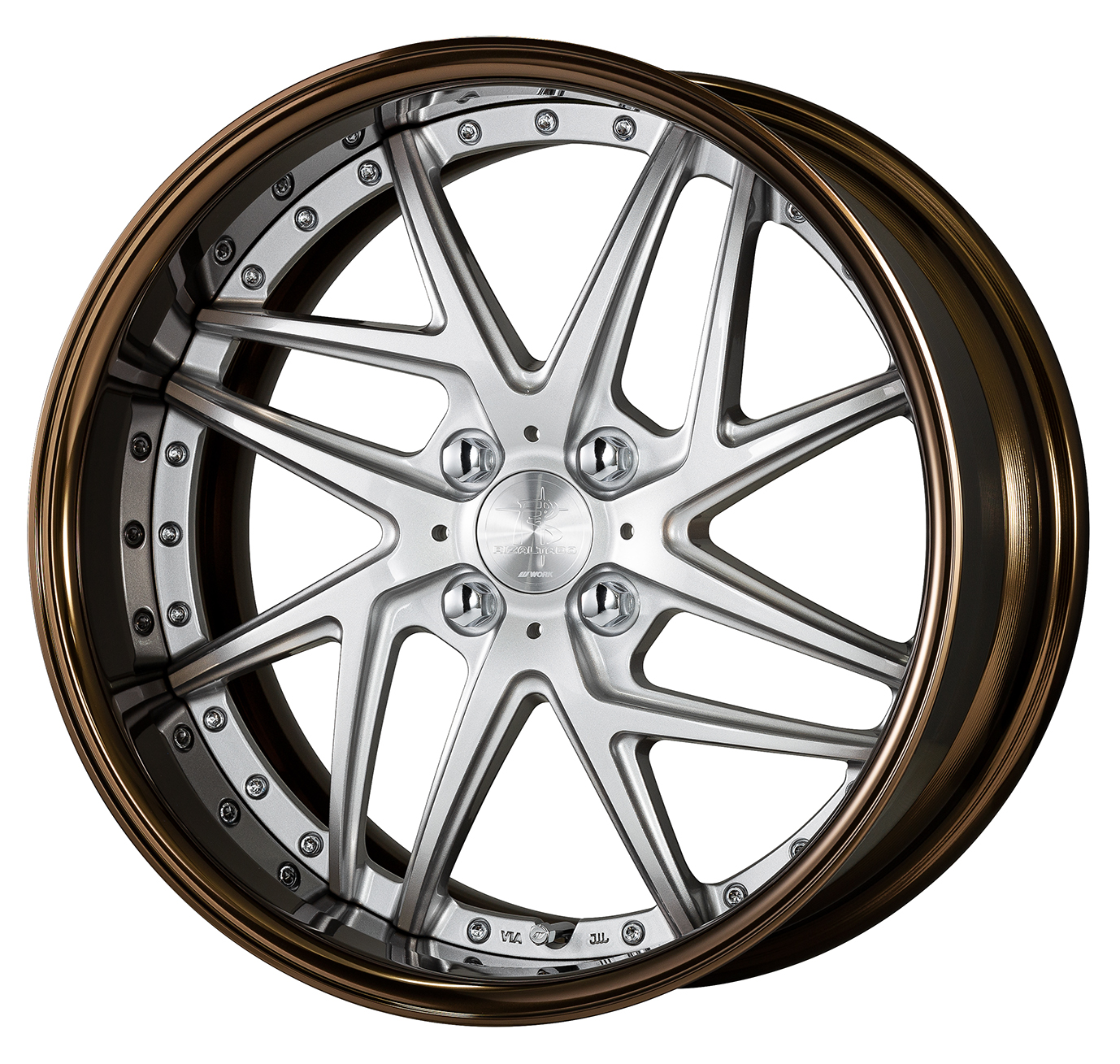 ■サイズ:17inch<br />
■ディスク:ライトグレイッシュシルバー(標準)<br />
■リム:FULL REVERSE(形状)/ブロンズアルマイト(カスタム)<br />
■センターキャップ:標準