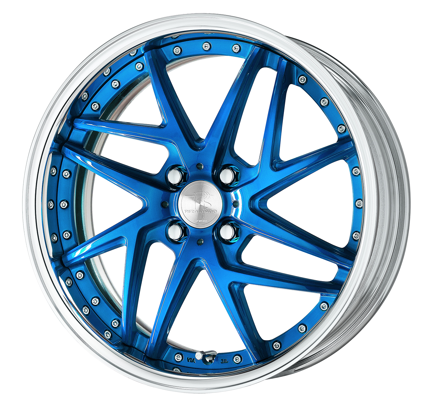 ■サイズ:17inch<br />
■ディスク:クリアブルーブラッシュド(カスタム)<br />
■リム:FULL REVERSE(形状)/バフアルマイト(標準)<br />
■センターキャップ:標準