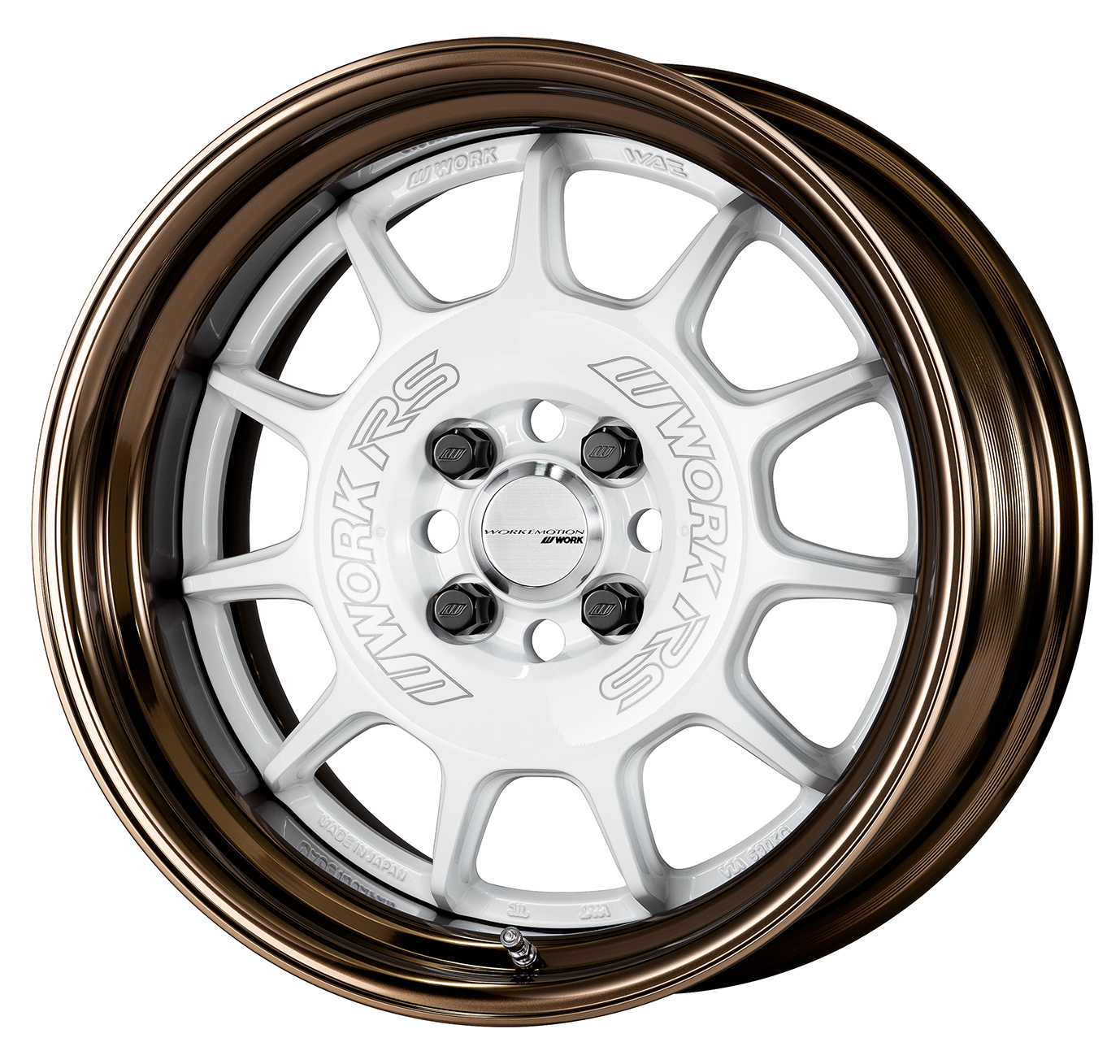 ■Size: 16-inch<br />
■Disc: White (standard)<br />
■Rim: Step Rim (shape) / Bronze Anodized (custom)<br />
■Center Cap: Flat Type Silver (optional)<br />
■Sticker: Gunmetal (included)