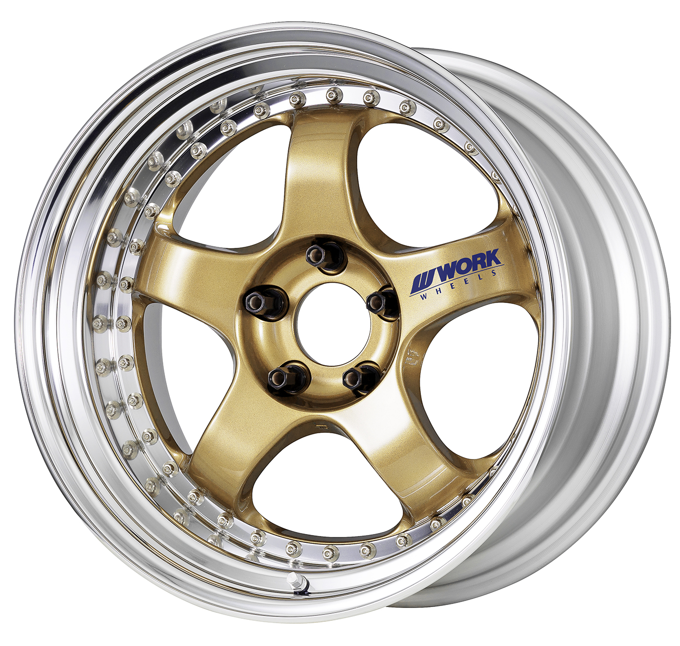 ■Size: 18-inch<br />
■Disc: Gold (Custom)<br />
■Rim: Normal (Shape) / Buffed Anodized (Standard)<br />
■Stickers: Included