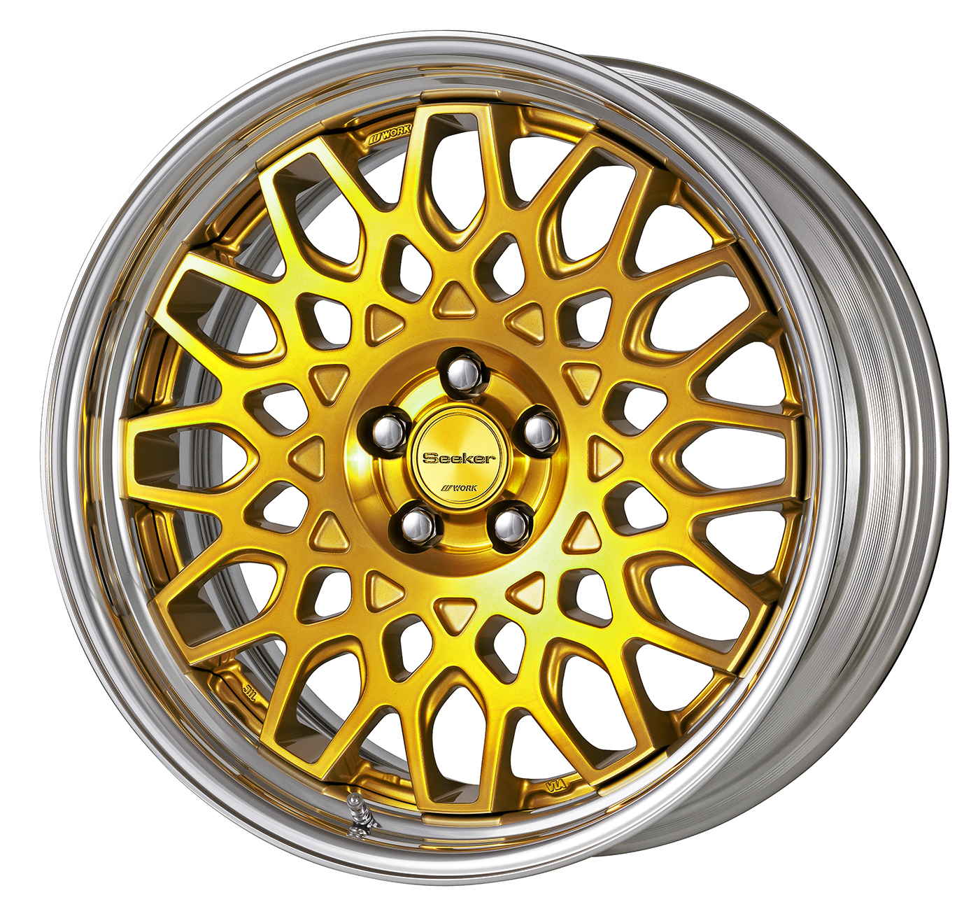 ■サイズ:18inch<br />
■ディスク:インペリアルゴールド(カスタム)<br />
■リム:STEP RIM(形状)/バフアルマイト(標準)<br />
■センターキャップ:インペリアルゴールド(標準)