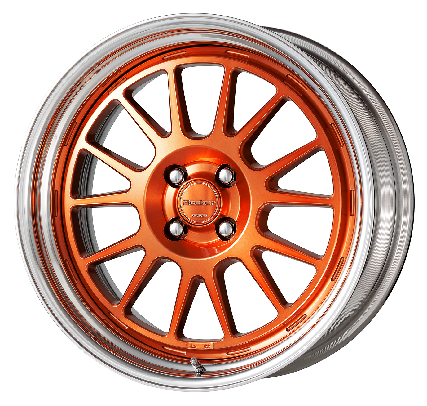 ■サイズ:18inch<br />
■ディスク:カットクリアベース/カッパークリア(カスタム)<br />
■リム:STEP RIM(形状)/バフアルマイト(標準)<br />
■センターキャップ:カッパークリア(オプション)