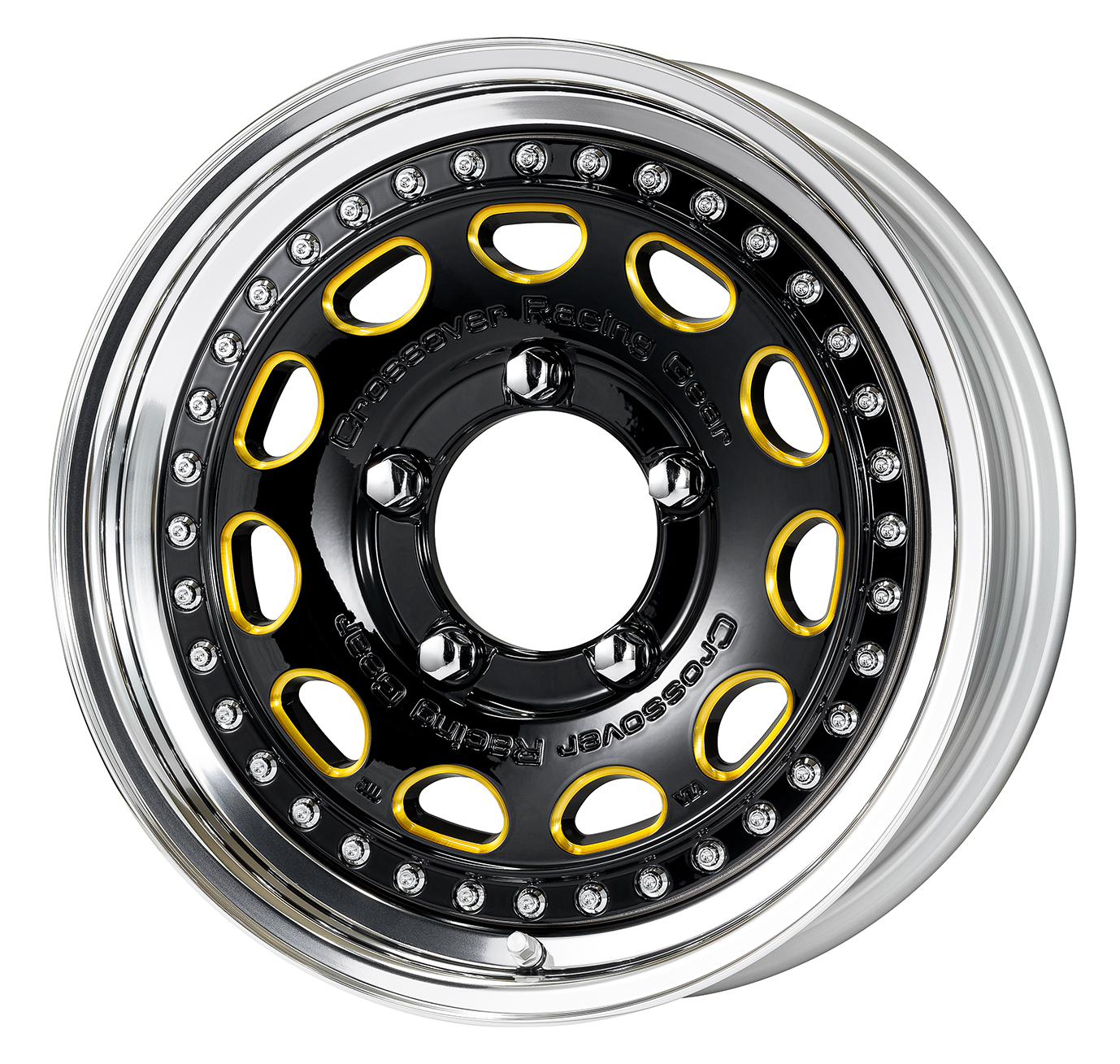 ■サイズ:16inch 5.5J +19 5H-139.7<br />
■ディスク:ブラックシャンファーインペリアルゴールド(カスタム)<br />
■リム:NORMAL(形状)/バフアルマイト(標準)