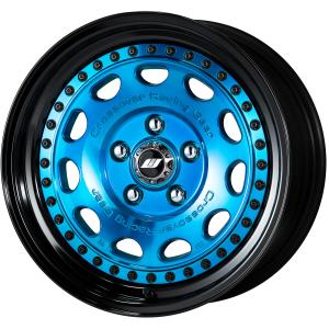 ■サイズ：16inch 5.5J +19 5H-139.7
■ディスク：シルバー／クリアブルー(カスタム)
■リム：NORMAL(形状)/ブラックアルマイト(カスタム)
■センターキャップ：Wエンブレム(オプション)
■ピアスボルト：ブラッククロームピアスボルト(カスタム)
■エアバルブ：ブラックエアバルブ(カスタム)