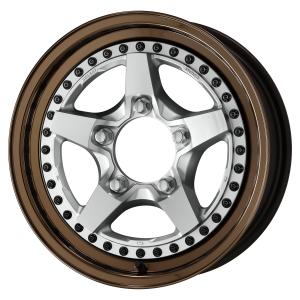 ■サイズ：16inch 5.5J +19 5H-139.7
■ディスク：カットクリア(標準)
■リム：NORMAL(形状)/ブロンズアルマイト(カスタム)
■ピアスボルト：ブラッククロームピアスボルト(カスタム)
■エアバルブ：ブラックエアバルブ(カスタム)