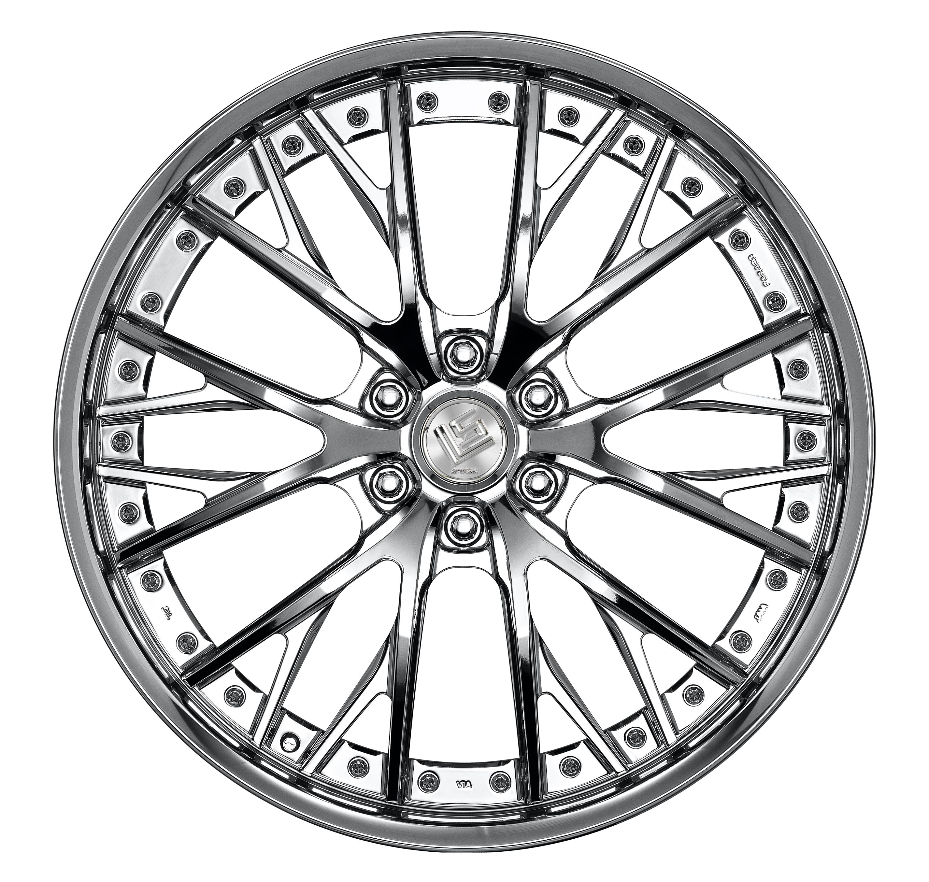 ■Size: 24 inches
■Disc: Super chrome plating (standard)
■Rim: FULL REVERSE (shape)/Buff anodized (standard)
■Center cap: Hairline (standard)