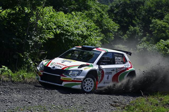 2025年JAF 全日本ラリー選手権 第4戦 「2025ARK ラリー・カムイ」 鎌田選手 クラス2位獲得