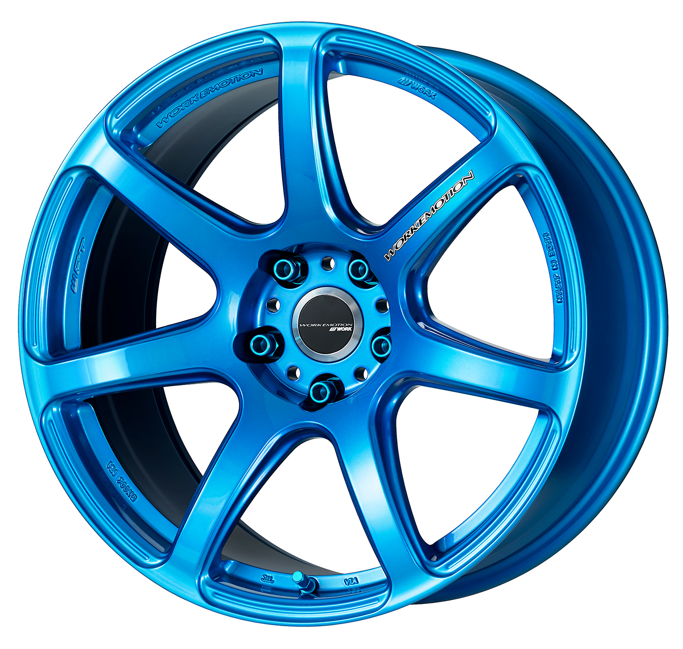 キャンディブルー(CAB)  <br>WORK EMOTION T7R <br>※センターキャップはオプション