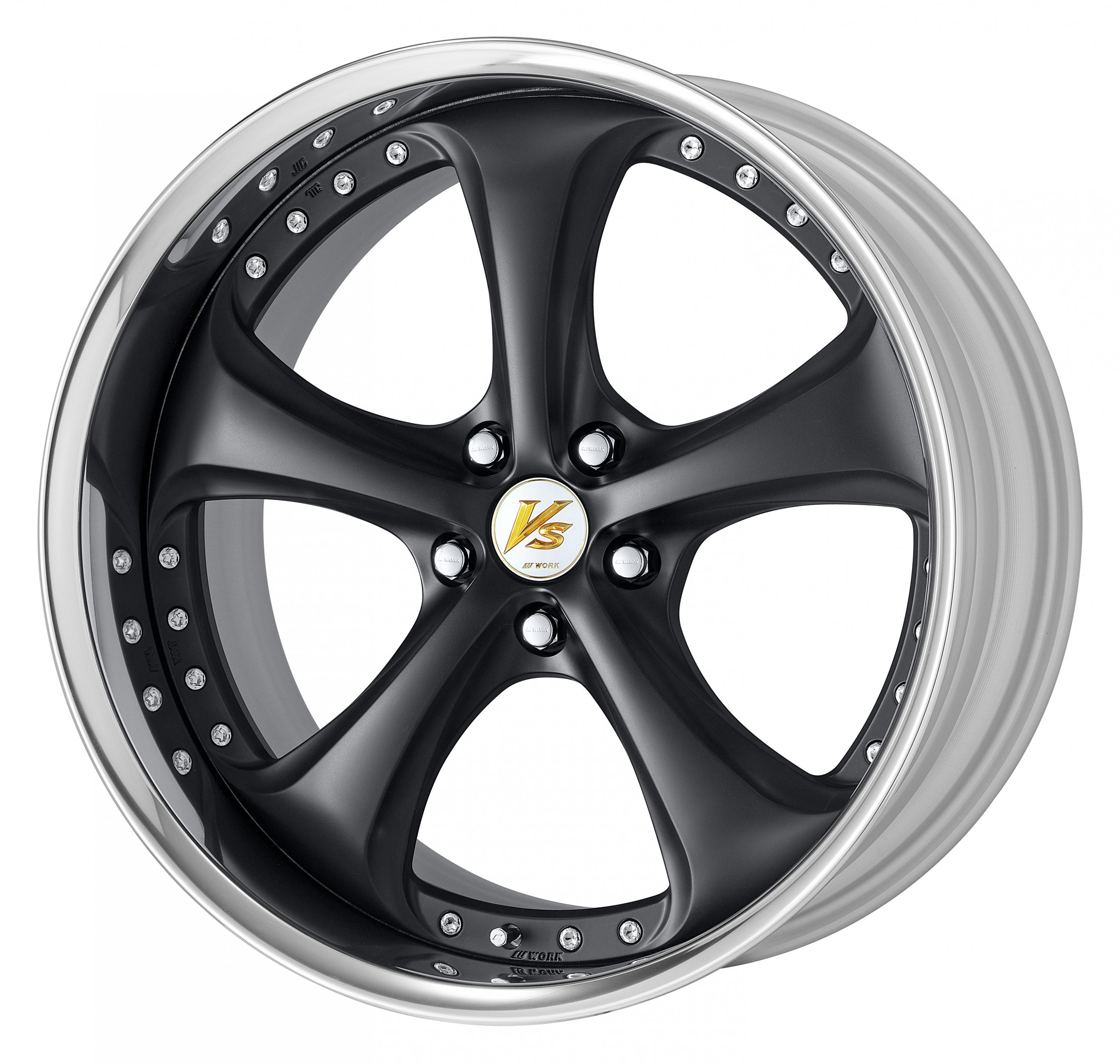 ■Size: 20 inches<br />
■Disc: Matte black (custom)<br />
■Rim: FULL REVERSE (shape)/Buff anodized (standard)<br />
■Center cap: Silver (standard)