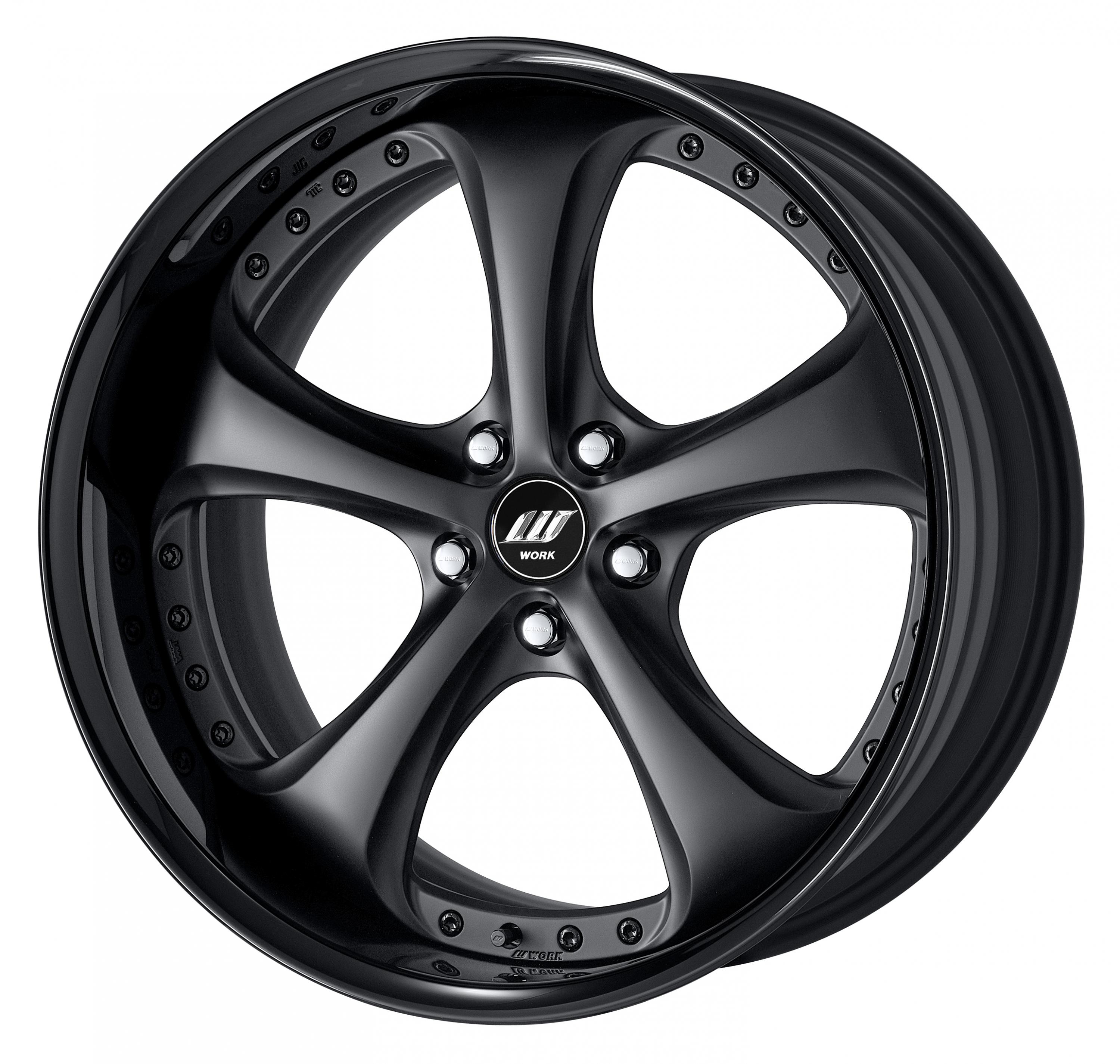 ■Size: 20-inch<br />
■Disc: Matte Black (Custom)<br />
■Rim: Full Reverse (Shape) / Black Anodized (Custom)<br />
■Piercing Bolt: Black Piercing Bolt (Custom)<br />
■Air Valve: Black Air Valve (Custom)<br />
■Center Cap: Black with Double Emblem (Optional)