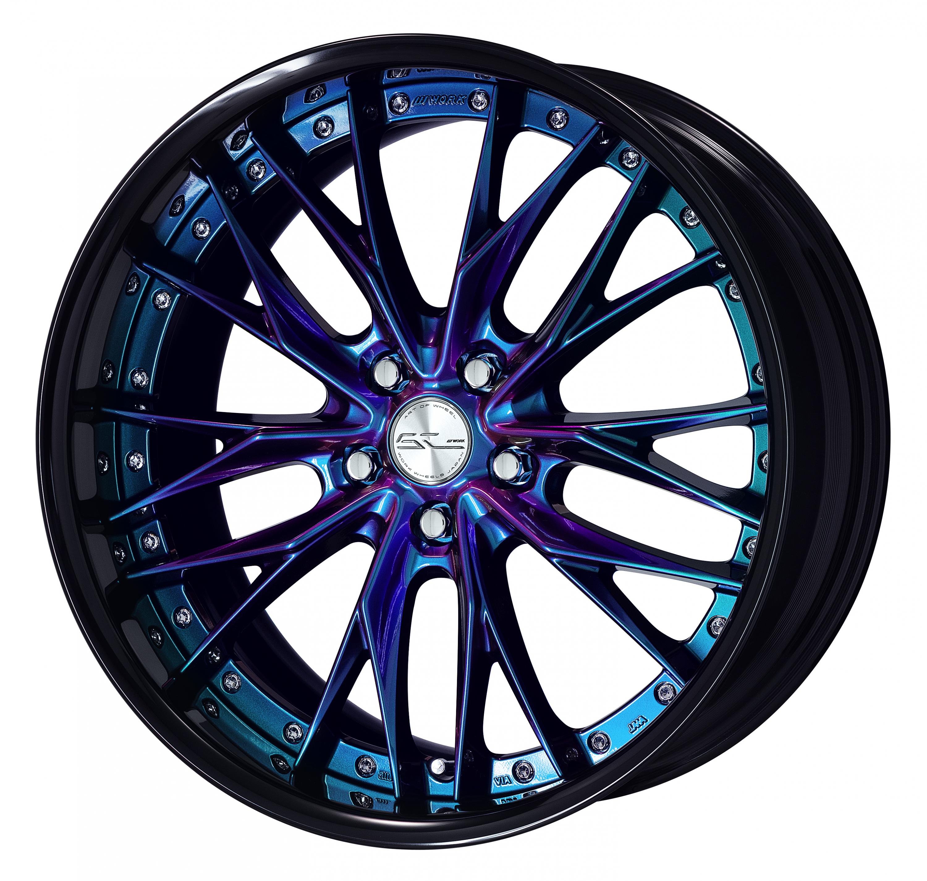 ■Size: 20inch<br />
■Disc: Asterism black (custom)<br />
■Rim: FULL REVERSE (shape)/black alumite (custom)<br />
■Center cap: Spin (standard)