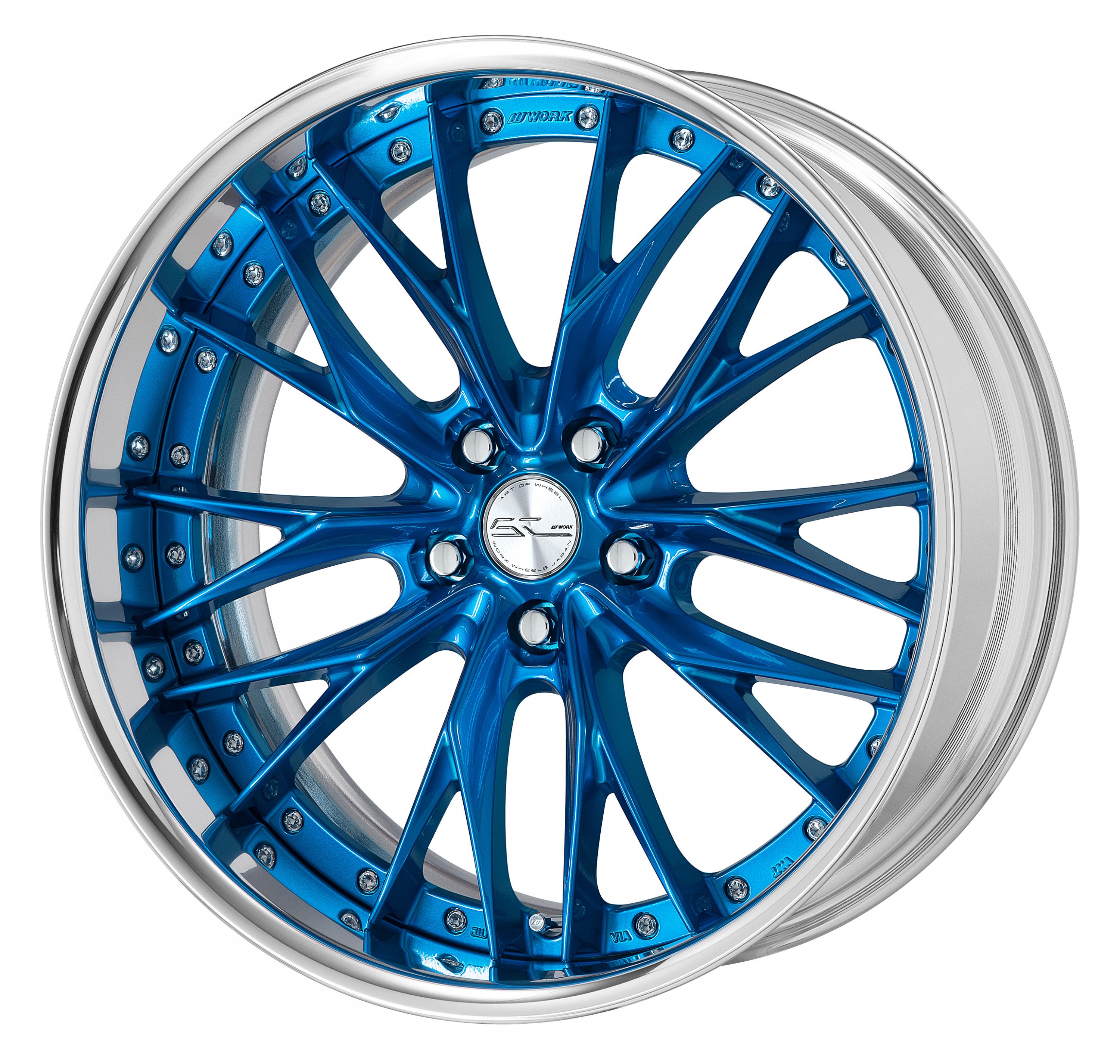 ■Size: 20inch<br />
■Disc: Candy Blue (Custom)<br />
■Rim: FULL REVERSE (shape)/buff anodized (standard)<br />
■Center cap: Spin (standard)