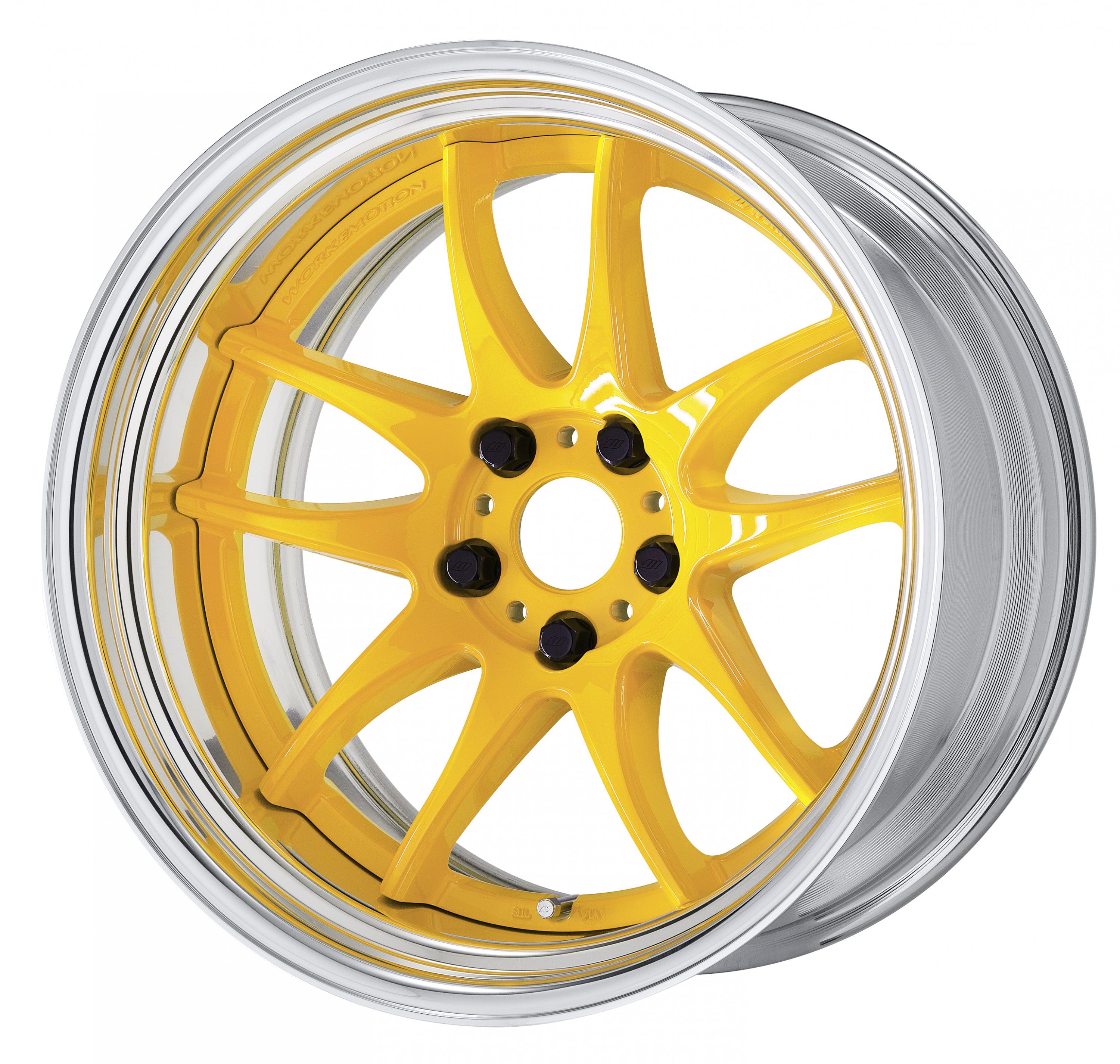 ■サイズ:18inch<br />
■ディスク:ディープコンケイブ(形状)/ホーネットイエロー(カスタム)<br />
■リム:STEP RIM(形状)/バフアルマイト(標準)