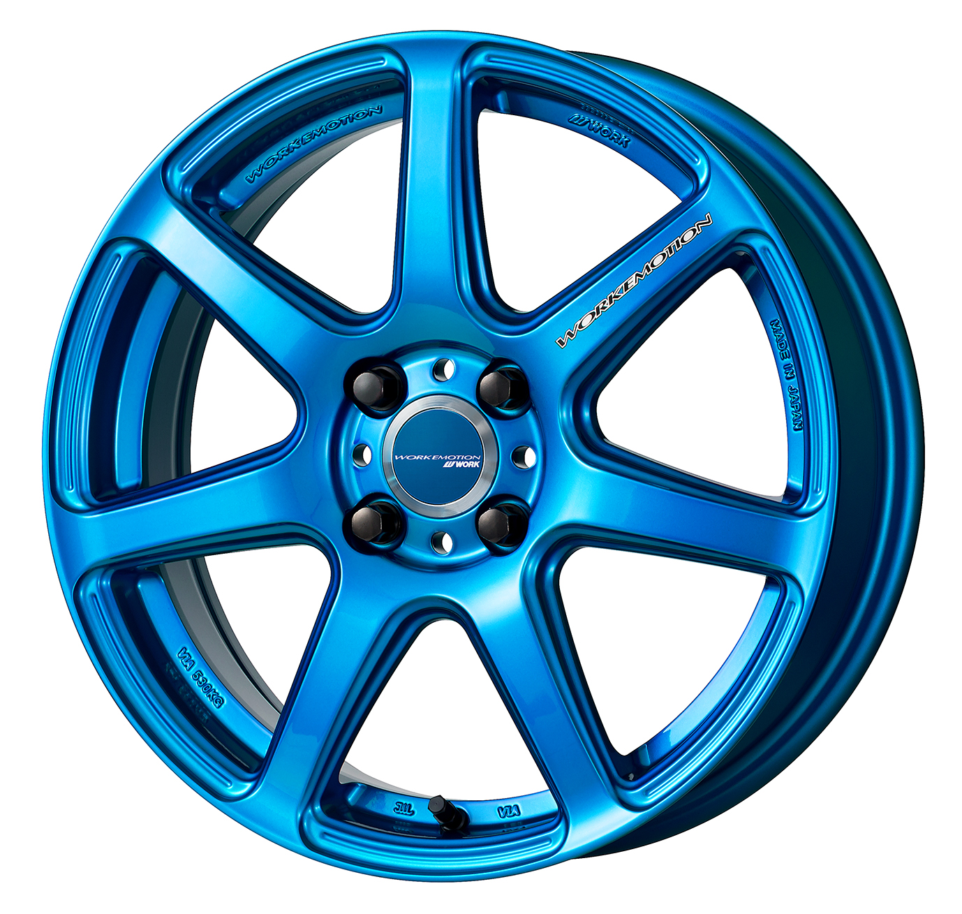 ■Size: 16-inch<br />
■Disc: Candy Blue (Custom)<br />
■Center Cap: Flat Type Blue (Optional)<br />
■Rim: Normal (Shape)<br />
■Stickers: Included