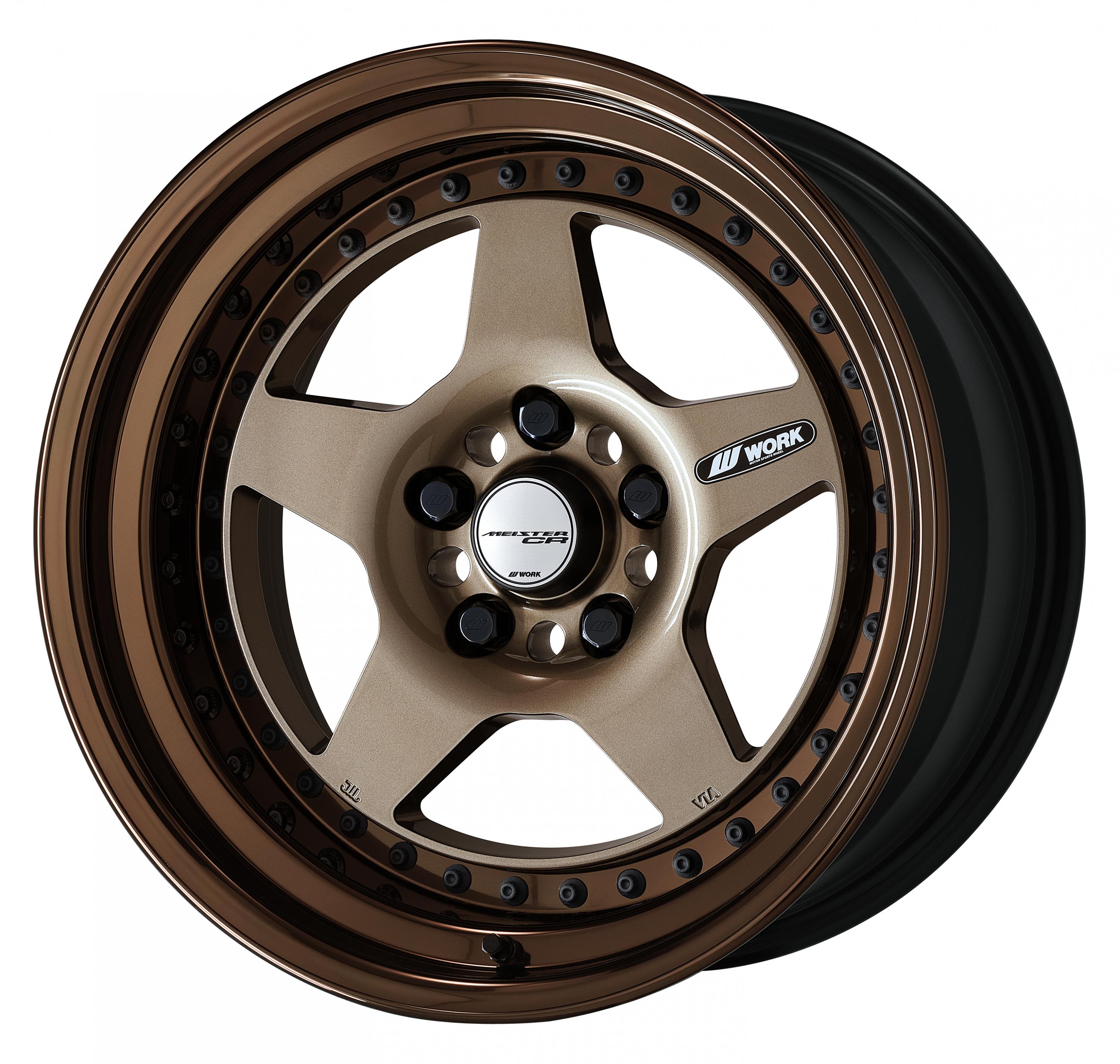 ■Size: 17-inch<br />
■Disc: Titanium Gold (standard)<br />
■Rim: Normal (standard) / Bronze Anodized (custom)<br />
■Piercing Bolt: Black Piercing Bolt (custom)<br />
■Air Valve: Black Air Valve (custom)<br />
■Center Cap: Standard<br />
■Stickers: Included