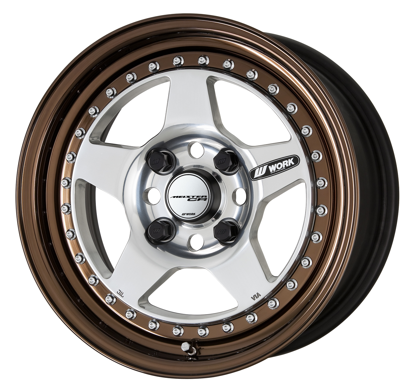■Size: 15-inch<br />
■Disc: Buffed Finish (Standard)<br />
■Rim: Normal (Standard) / Bronze Anodized (Custom)<br />
■Center Cap: Standard<br />
■Stickers: Included