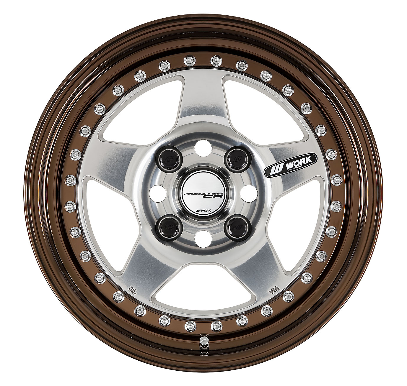 ■Size: 15-inch<br />
■Disc: Buffed Finish (Standard)<br />
■Rim: Normal (Standard) / Bronze Anodized (Custom)<br />
■Center Cap: Standard<br />
■Stickers: Included