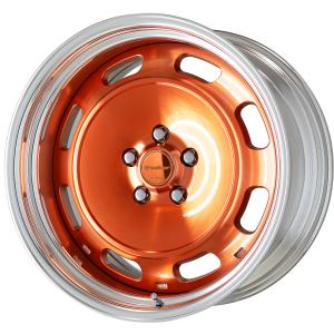 ■サイズ：18inch
■ディスク：カットクリアベース／カッパークリア(カスタム)
■リム：STEP RIM(形状)/バフアルマイト(標準)
■センターキャップ：カッパークリア(オプション)