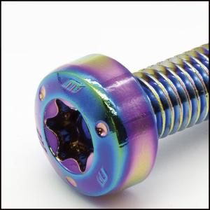 Titanium coated piercing bolt (optional)