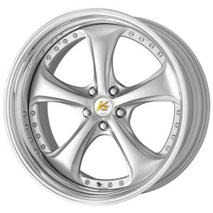 ■Size: 21 inches
■Disc: Light grayish silver (standard)
■Rim: STEP RIM (shape)/Buff anodized (standard)
■Center cap: Silver (standard)