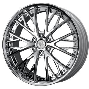 ■Size: 24 inches
■Disc: Super chrome plating (standard)
■Rim: FULL REVERSE (shape)/Buff anodized (standard)
■Center cap: Hairline (standard)