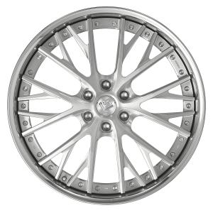 ■Size: 24 inches
■Disc: Brushed (standard)
■Rim: FULL REVERSE (shape)/Buffed anodized (standard)
■Center cap: Hairline (standard)