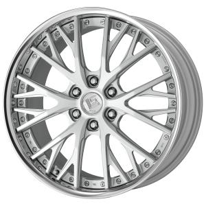 ■Size: 22 inches
■Disc: Painted/Light grayish silver (standard)
■Rim: FULL REVERSE (shape)/Buff anodized (standard)
■Center cap: Hairline (standard)