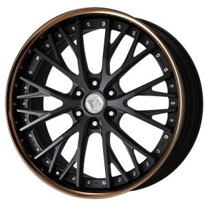 ■Size: 24 inches
■Disc: Black anodized (standard)
■Rim: FULL REVERSE (shape)/Bronze anodized (custom)
■Center cap: Hairline (standard)