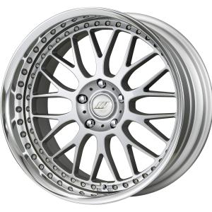 ■Size: 19 inches
■Disc: Light grayish silver (standard)
■Rim: FULL REVERSE (shape)/buffed anodized (standard)
■Center cap: Silver double emblem (optional)