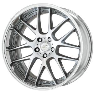 ■Size: 20 inches
■Disc: GR silver cut clear (standard)
■Rim: FULL REVERSE (shape)/buff anodized (standard)
■Center cap: Silver double emblem (optional)