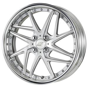 ■Size: 17 inches
■Disc: Brushed (standard)
■Rim: FULL REVERSE (shape)/Buffed anodized (standard)
■Center cap: Silver double emblem (optional)