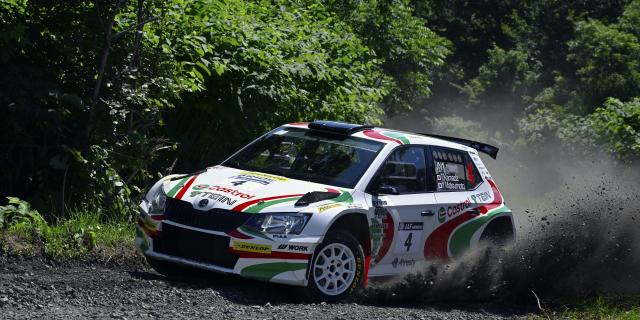 2025年JAF 全日本ラリー選手権 第4戦 「2025ARK ラリー・カムイ」 鎌田選手 クラス2位獲得